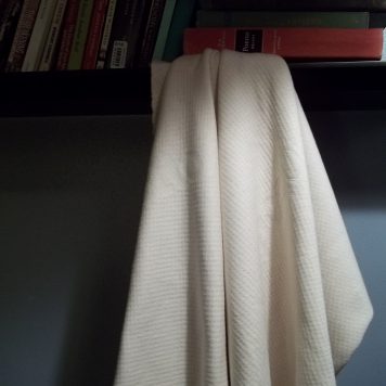 Double Knit GOTS Organic Cotton Fabric Hanging Books